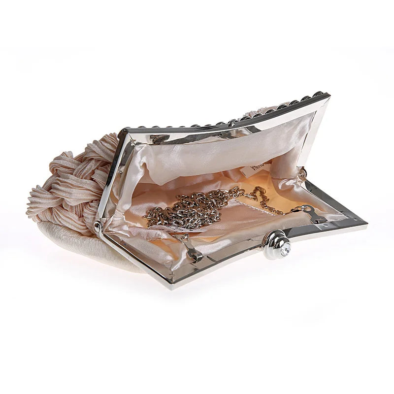 Hot Spring Evening Bag Weave Clutch Bags Woman Handbag Silk Elegant Dinner Ladies' Bag Evening Bag High-Grade Handbag EB003